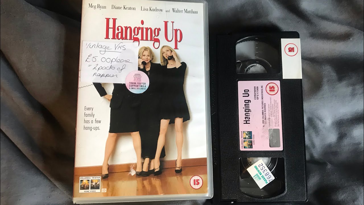 UK Rental VHS trailer reel Hanging up Columbia Tristar Home Video