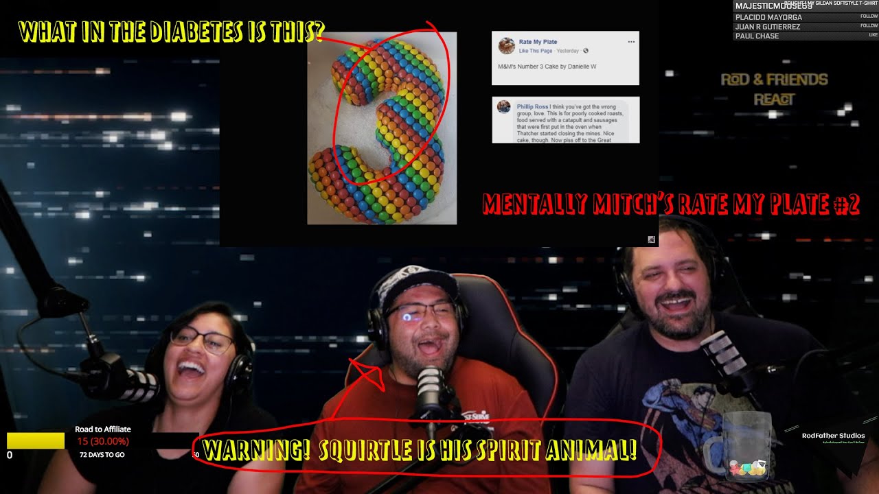 Rod & Friends REACT:  Rate my Plate #2 (Mentally Mitch)
