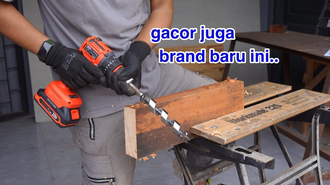 Terbaru! 600rb-an kualitas setara global.. - MIYOTA D8216C BOR CORDLESS BRUSHLESS IMPACT DRILL 20V