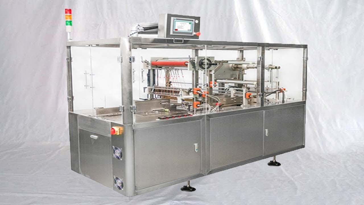 Big boxes overwrapping machine group box overwrapper linear type cajas de m&aacute;quinas embalaje