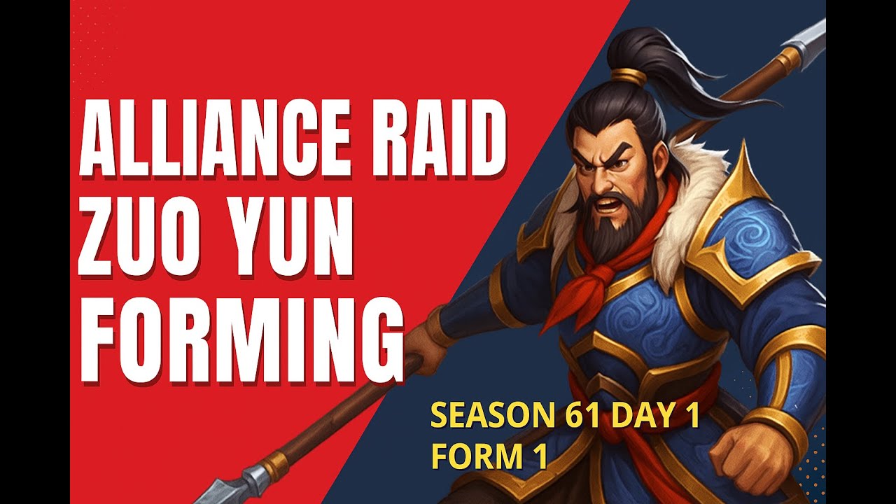 [King God Castle] Alliance Raid Zuo Yun Forming | Season 61 Day 1 Form 1 | Herald of Giant | Hero 