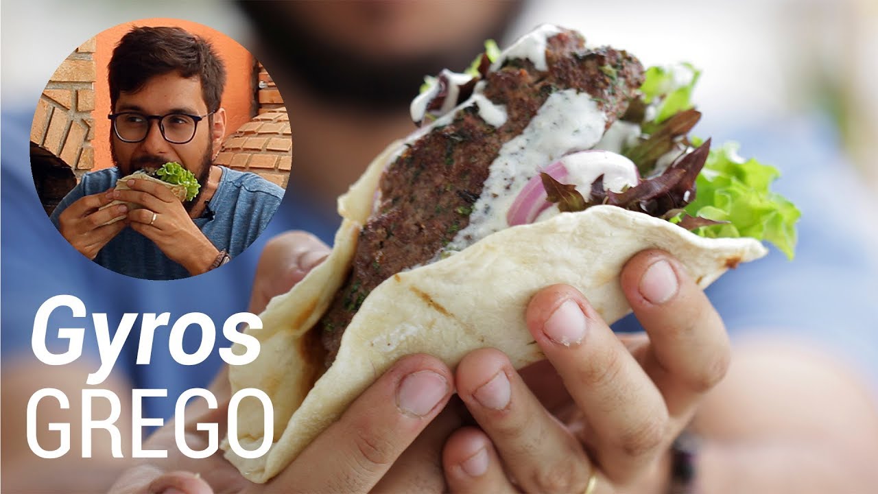 Receita de Sanduíche Grego Gyros - Web à Milanesa