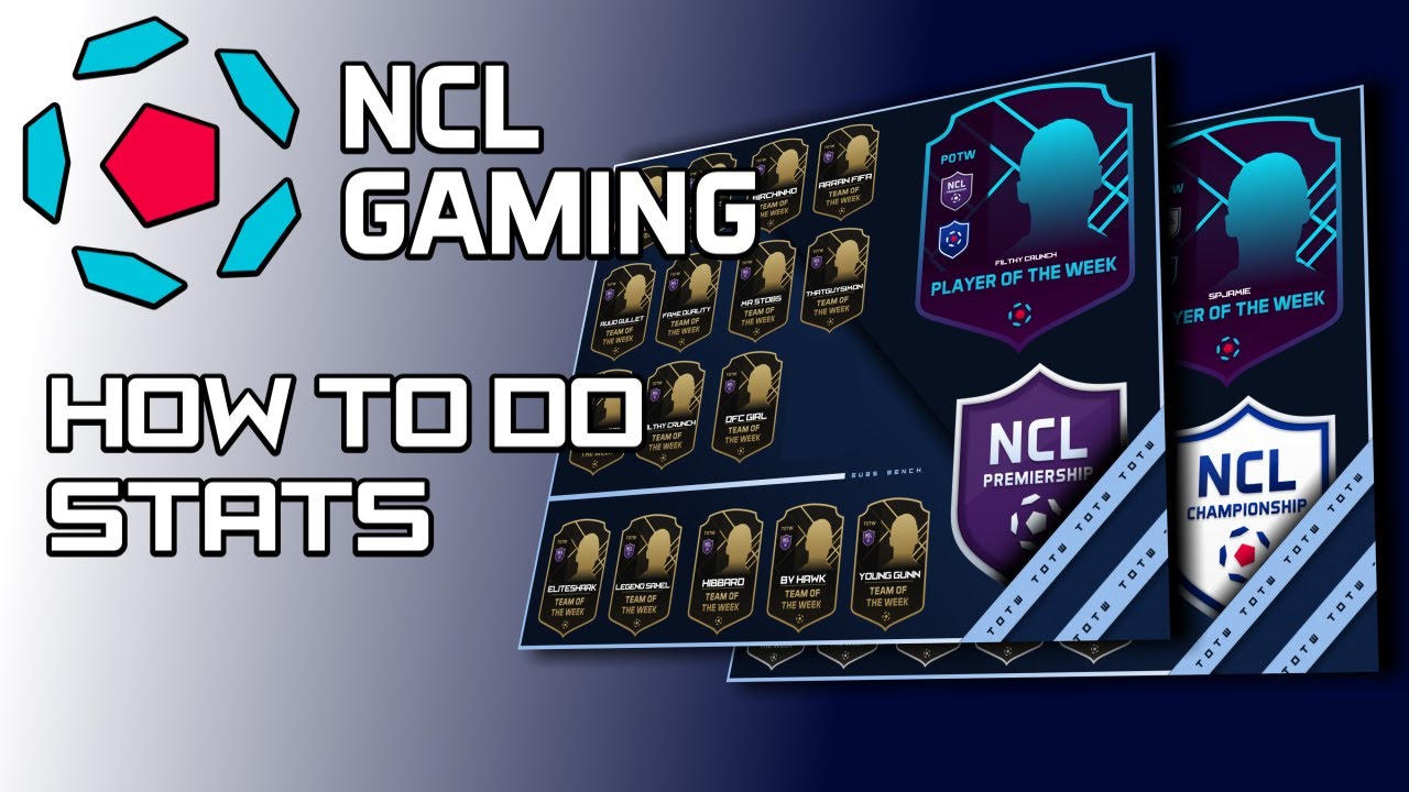 NCL MANAGERS - HOW TO DO STATS