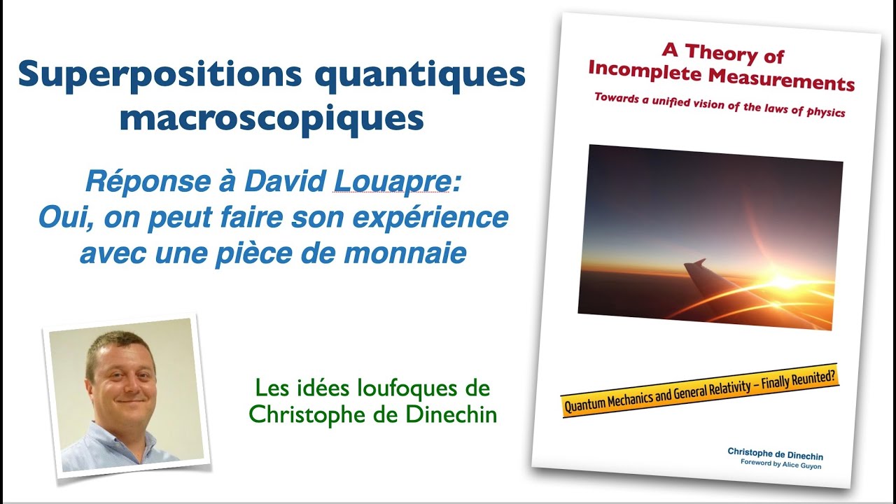 Superposition quantiques macroscopiques (r&eacute;ponse &agrave; @ScienceEtonnante)