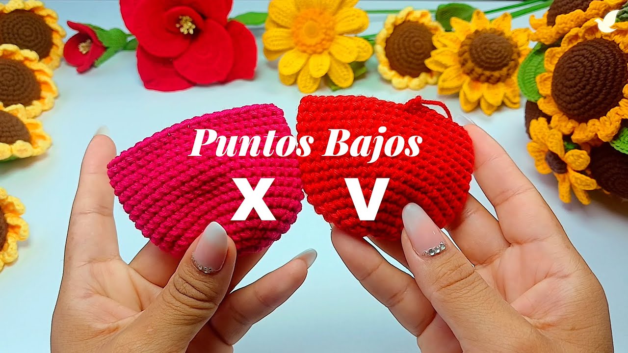&iexcl;Aprende los 2 Puntos Secretos para Tejer Flores a Crochet! 🌸 Tutorial F&aacute;cil y R&aacute;pido 🧶✨