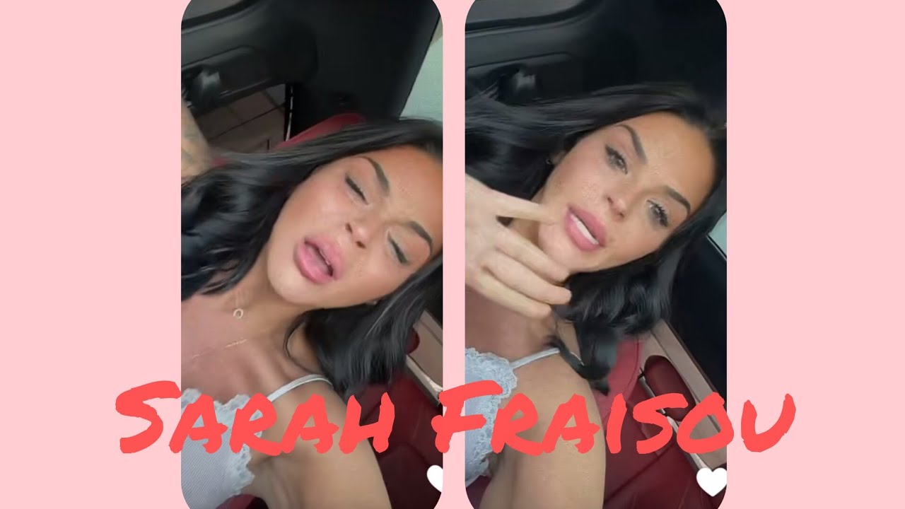 Sarah Fraisou CRAQUE ....et révèle la vérité d'être ses réseaux sociaux 😱😱😱