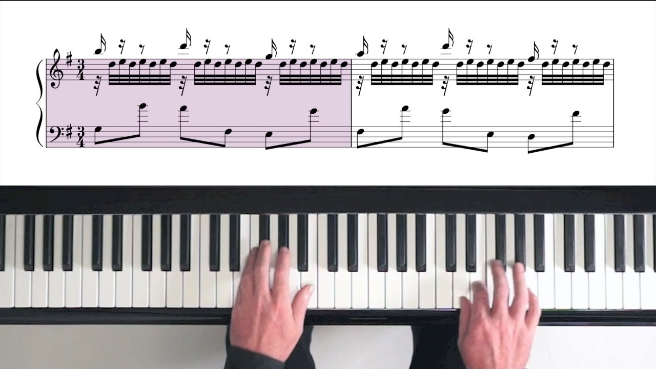 Bach Goldberg Variations “Variation 28” with Score - P. Barton FEURICH piano
