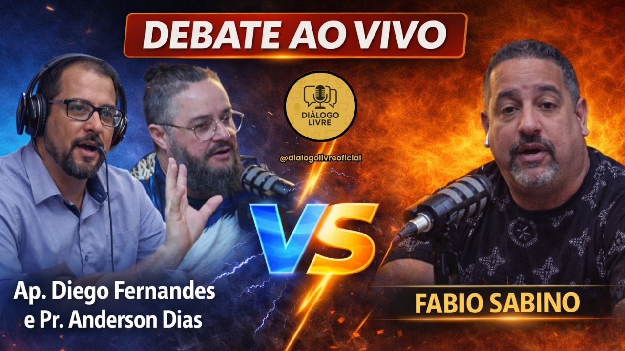 🚨 JESUS NASCEU DE UMA VIRGEM? 😳🔥 | DEBATE FÁBIO SABINO VS PASTOR ANDERSON DIAS E AP. DIEGO FERNANDES