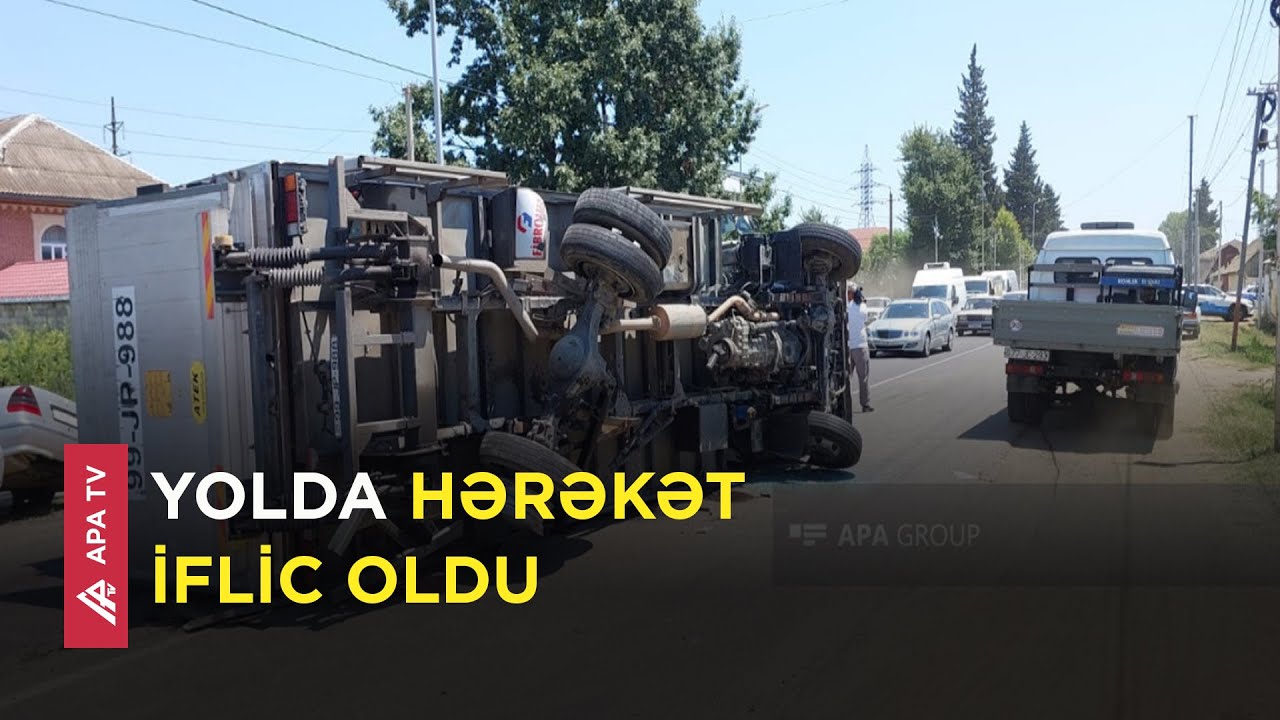 Lənkəranda zəncirvari qəza qəza baş verdi – APA TV
