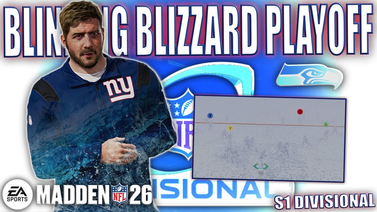 Blinding BLIZZARD in the Divisional Round! | Madden 26 New York Giants Franchise Rebuild | EP. 11