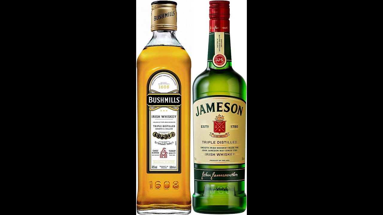 Сравнение Whiskey Bushmills Original  с Whiskey Jameson