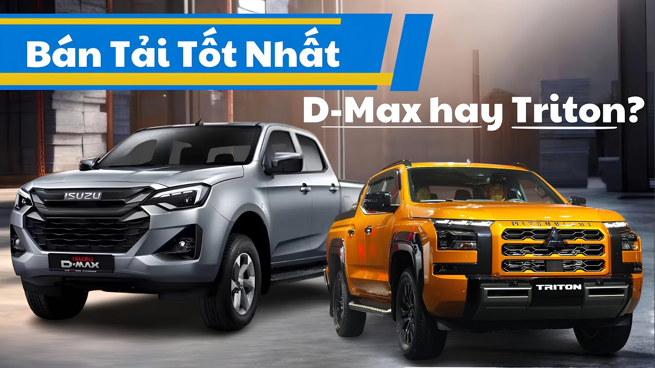 Đâu là lựa chọn tốt nhất giữa 2 loại bán tải phổ thông: Isuzu D-Max 2024 và Mitsubishi Triton 2024?