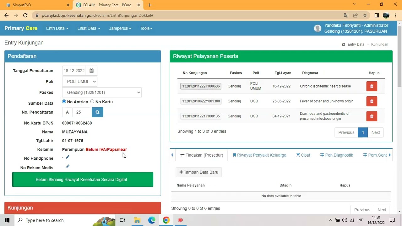 Puskesmas Gending | Tutorial Membuat Surat Rujukan Pasien BPJS