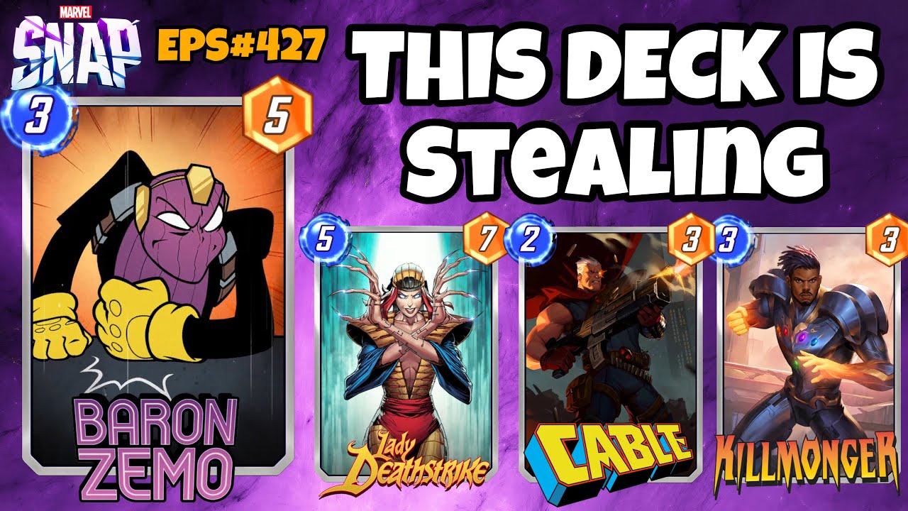 Steal Opponent's Card with This Lady Zemo Deck| Marvel Snap Replay Episode 427