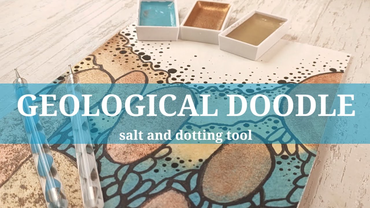 YOU CAN TOO use MIXED MEDIA to create an ABSTRACT WATERCOLOR