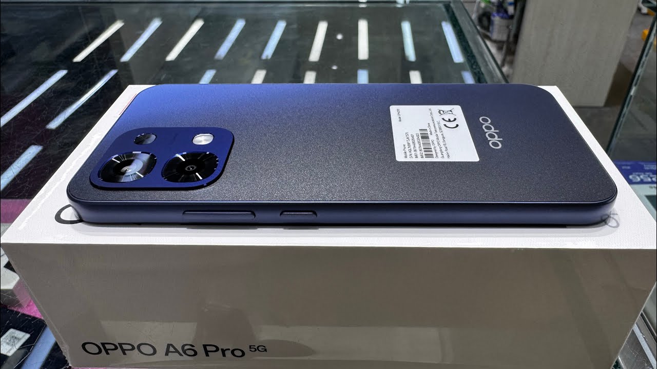 Распаковка OPPO A6 PRO 5G BLUE