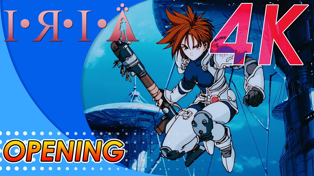 Iria: Zeiram The Animation Opening | Creditless | 4K 60FPS Remastered