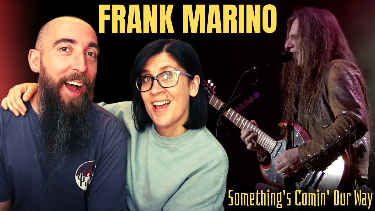 Frank Marino - Something's Comin' Our Way (REACTION) with my wife