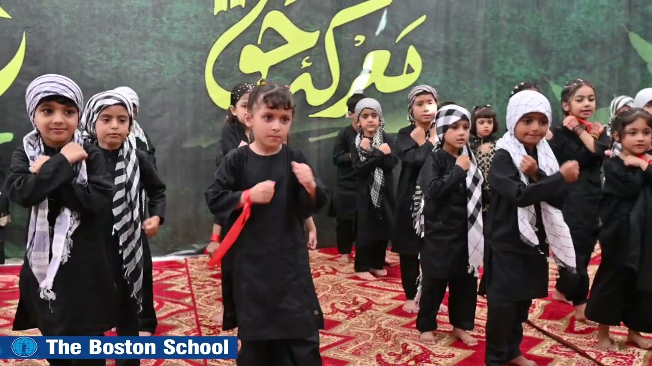 Labbaik Al Quds Lana Labbaik Ya Ikhwatuna Tablo Class KG-2025 | The Boston School Khushab