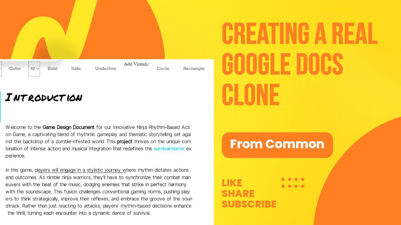 Creating a REAL Google Docs Clone / Multi-Page Rich Text Editor