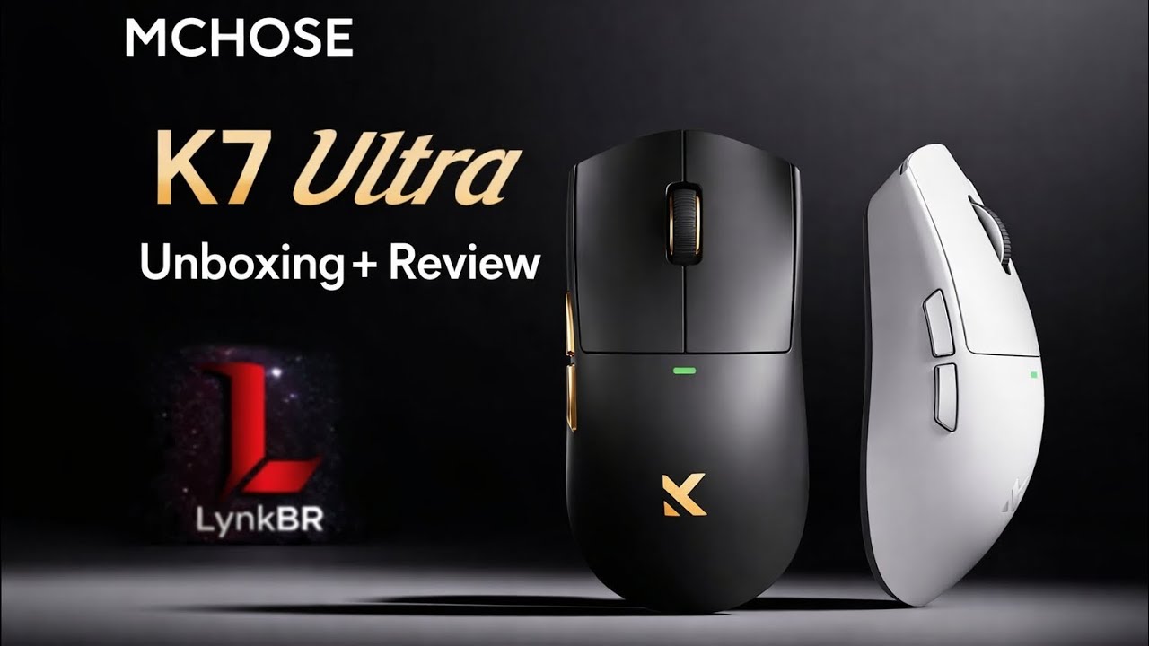 Mchose K7 Ultra - Será um dos melhores Mouses do Alliexpress?? (Unboxing + Review)