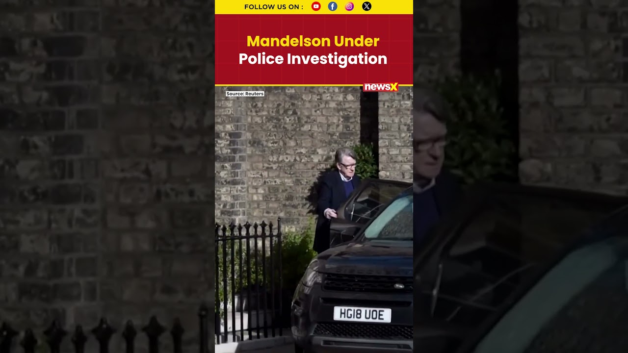 UK&rsquo;s Mandelson Leaves Home Amid Police Probe Into Epstein Links