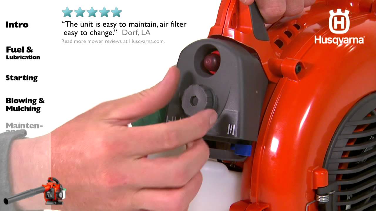 Husqvarna Handheld Blowers - Maintenance