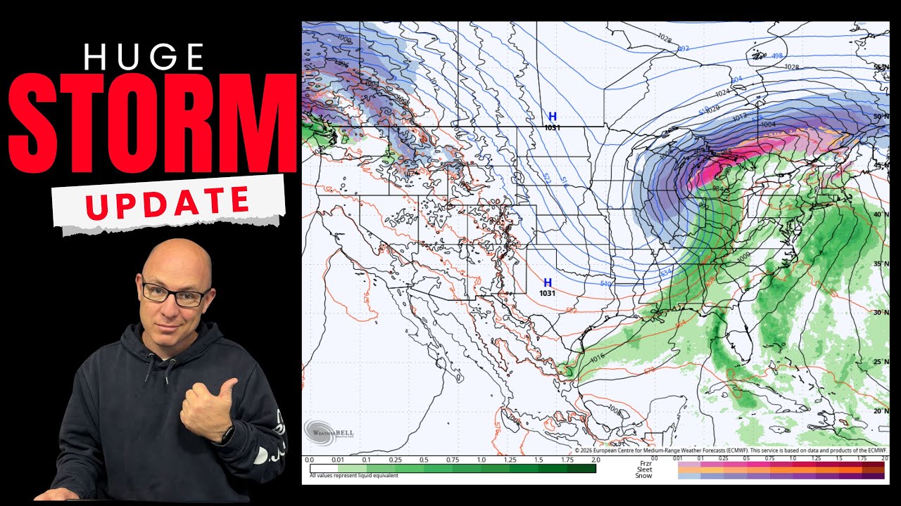 Great Lakes Blizzard & Big Storm Next Week