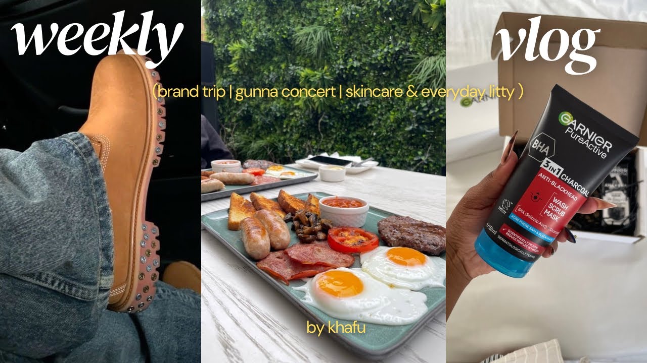 WEEKLY VLOG! first brand trip | gunna concert | shein wig review | skincare & everything litty