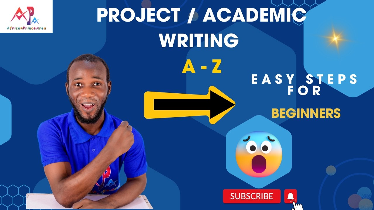 ACADEMIC WRITING SKILL // HOW TO WRITE A FINAL YEAR PROJECT FROM START TO FINISH
