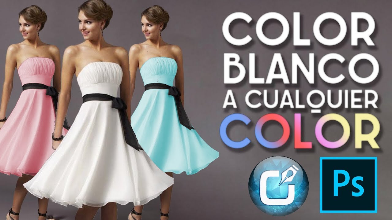 🔴 COMO cambiar de COLOR en PHOTOSHOP | Color Blanco ⭐⭐⭐⭐⭐