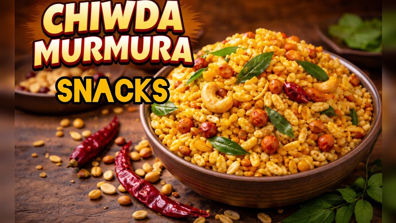 चिवड़ा मुरमुरा नाश्ता एक बार बनाए और महीनों तक खाए || 🤘😋Chivda Murmura Recipe||😍😋