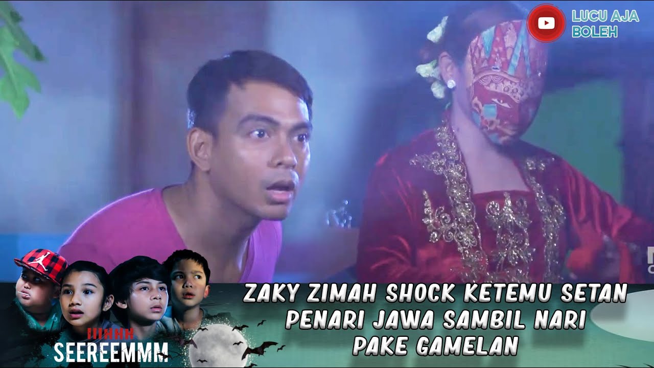 ZAKY ZIMAH SHOCK KETEMU SETAN PENARI JAWA SAMBIL NARI PAKE GAMELAN - IH SEREM