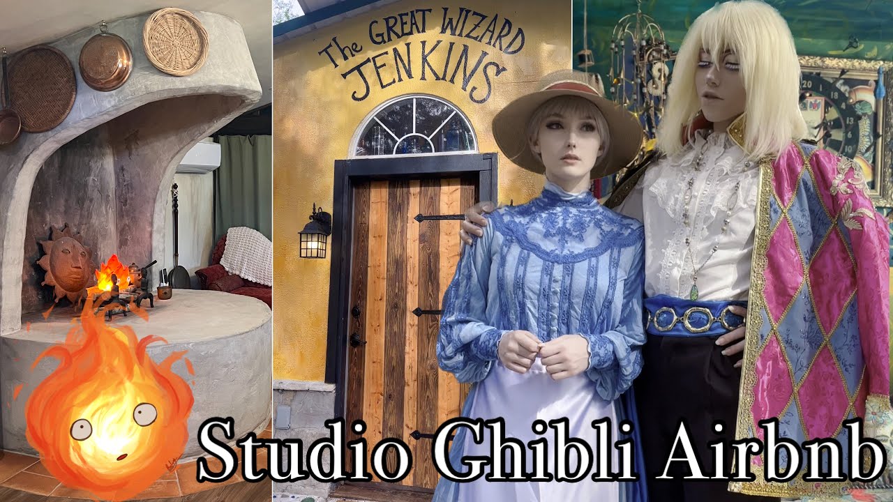 Staying at a Studio Ghibli Airbnb 🔥|| Howl’s Moving Castle Cosplay