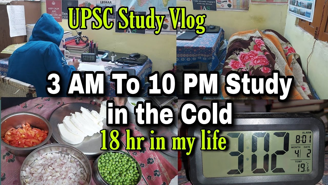 I woke up at 3 am upsc study | a day in the life of a upsc aspirant | Delhi UPSC Study Vlog #iasvlog