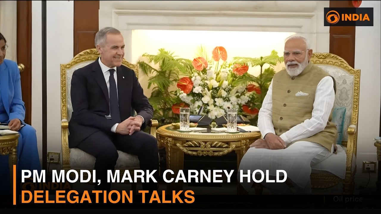 PM Modi, Mark Carney Hold Delegation Talks