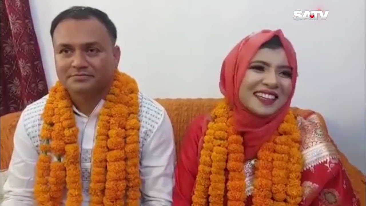 নববধূ নিয়ে হেলিকপ্টারেঝালকাঠির নলছিটিতে সুমন | SATV