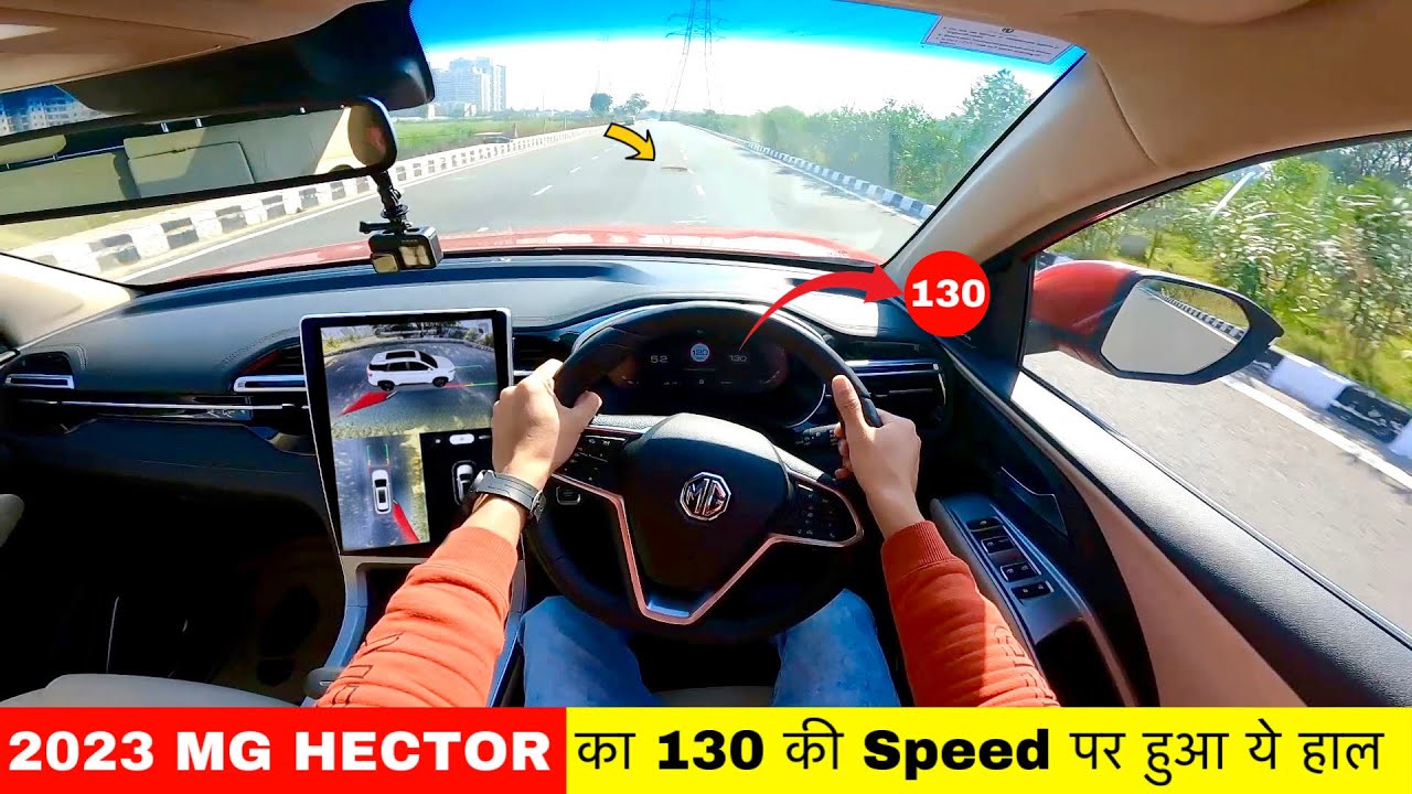 New MG Hector Body-Roll Check at 130 kmph | Mechanical Jugadu