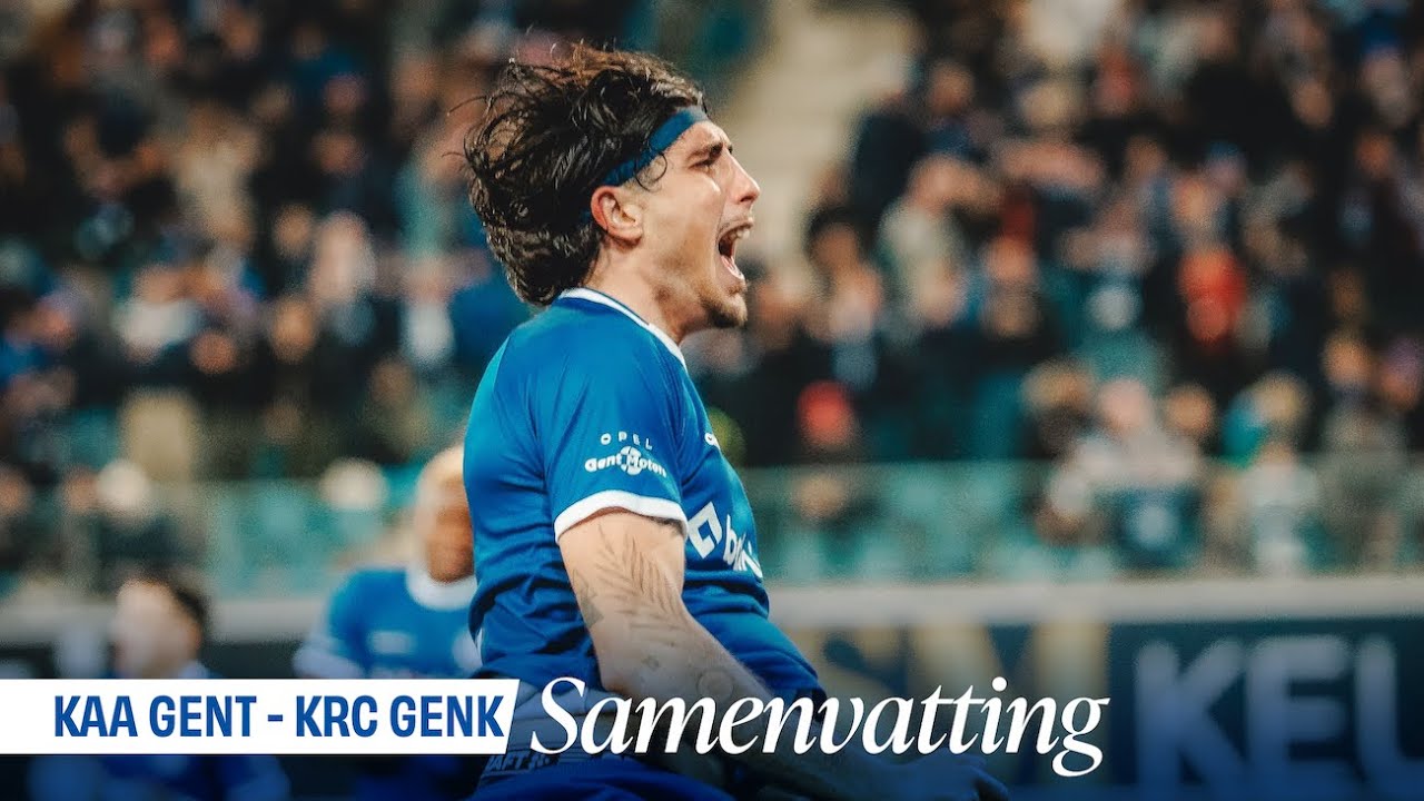 🎬 KAA Gent - KRC Genk: 1-1 (MD14 JPL 🏆)