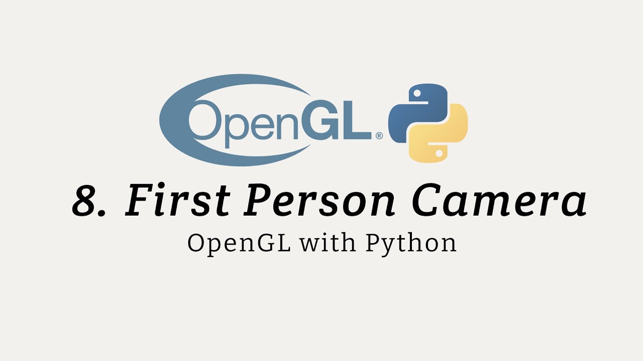 OpenGL с Python для начинающих: камера от первого лица
