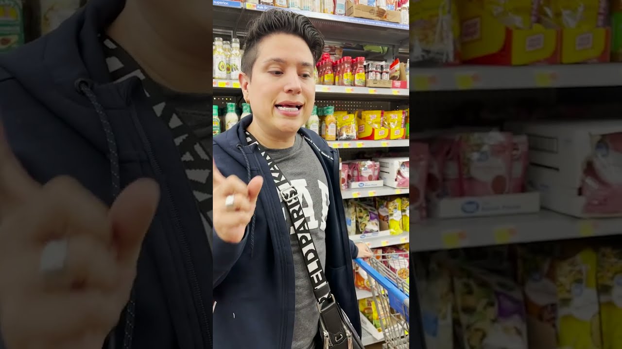 Comprando lo que vamos a comer en Disney