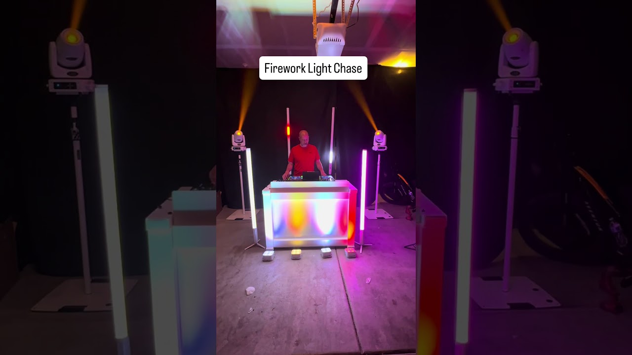 A dmx light chase themed after fireworks. #SoundSwitch