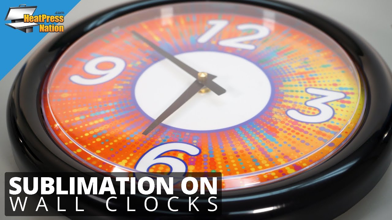 Sublimation On Wall Clocks