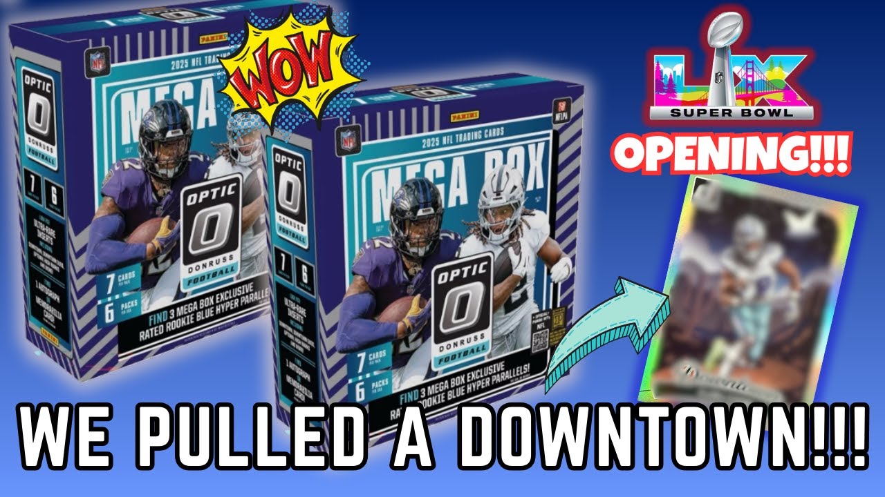 CASE HIT SAVE THIS RIP! FINALLY!🔥DOWNTOWN PULL ALERT🔥!  A SUPERBOWL OPENING!!! 2025 OPTIC FOOTBALL!