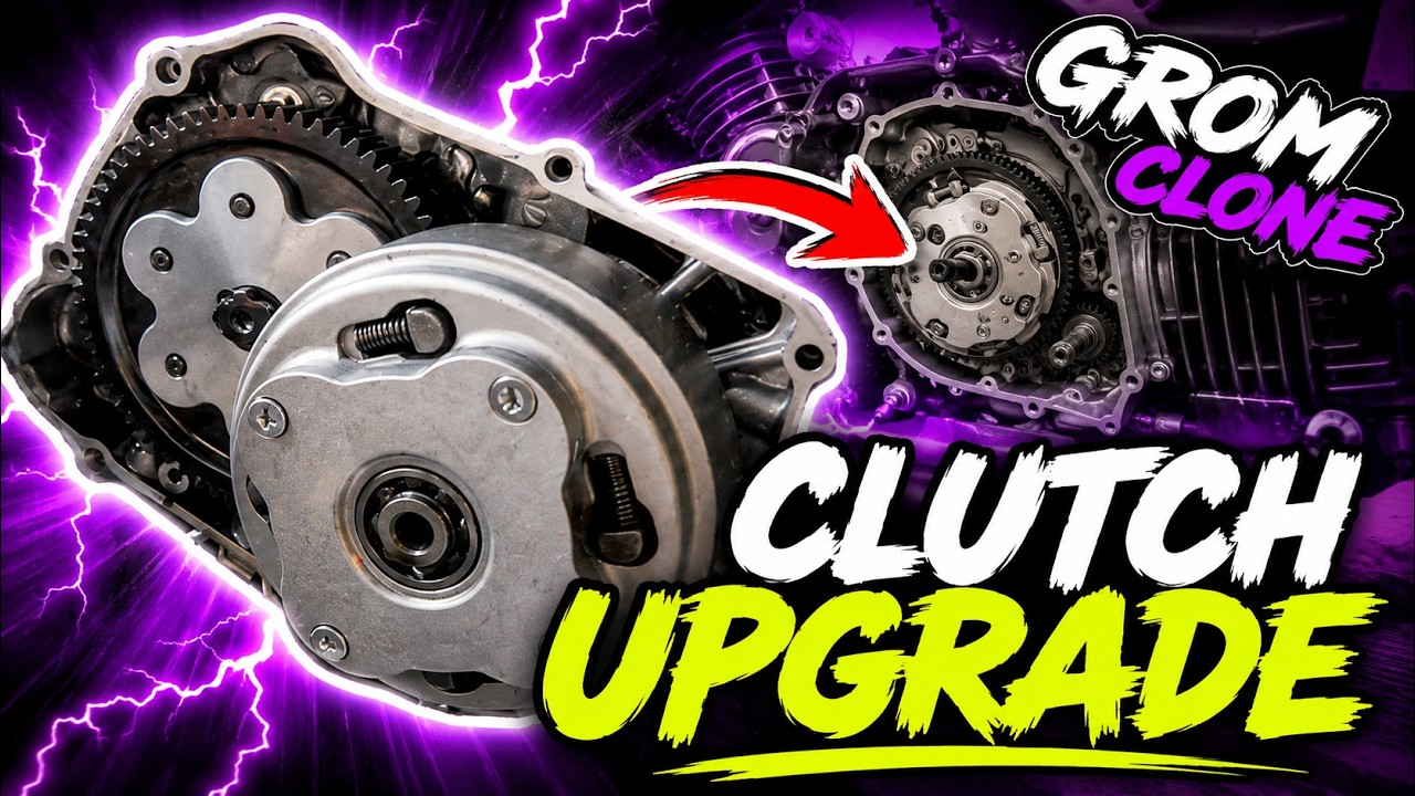 Boom Vader Clutch Replacement | Grom Clone