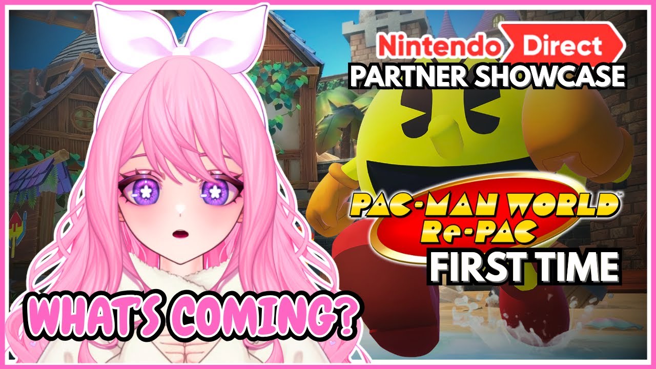 🔴 REACTING TO THE NINTENDO DIRECT + PAC-Man World Re-PAC (FIRST TIME)