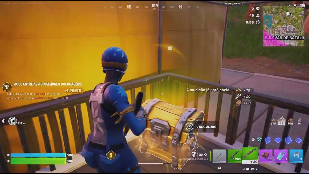 Fortnite 1 partida campeonato