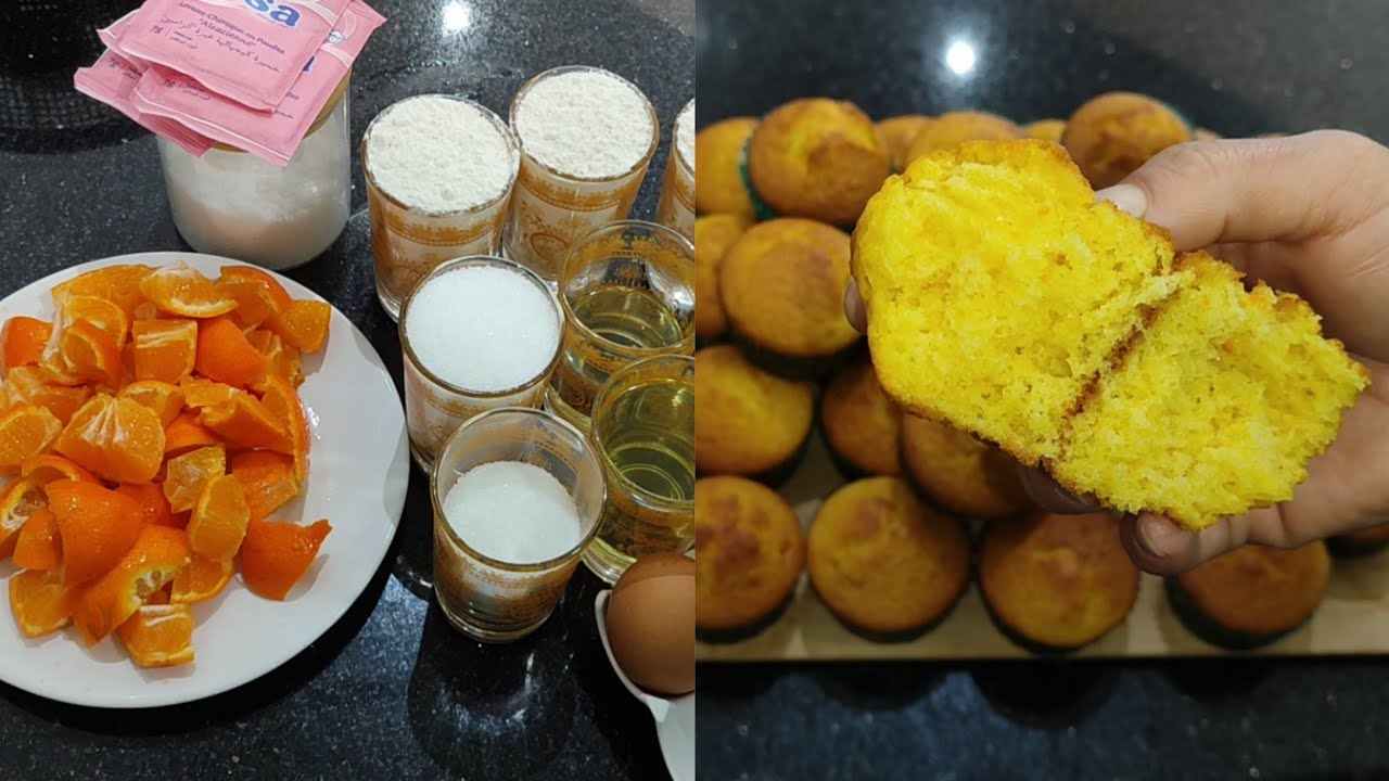 ماضلين / او كاب كيك بالمندرين كيجو طالعين وخفاف 