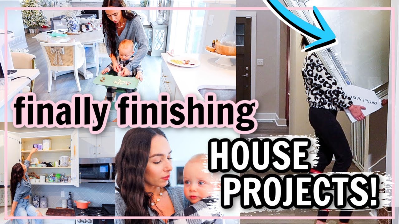 FINALLY FINISHING DREAM HOUSE PROJECTS! DAY IN THE LIFE | Alexandra Beuter