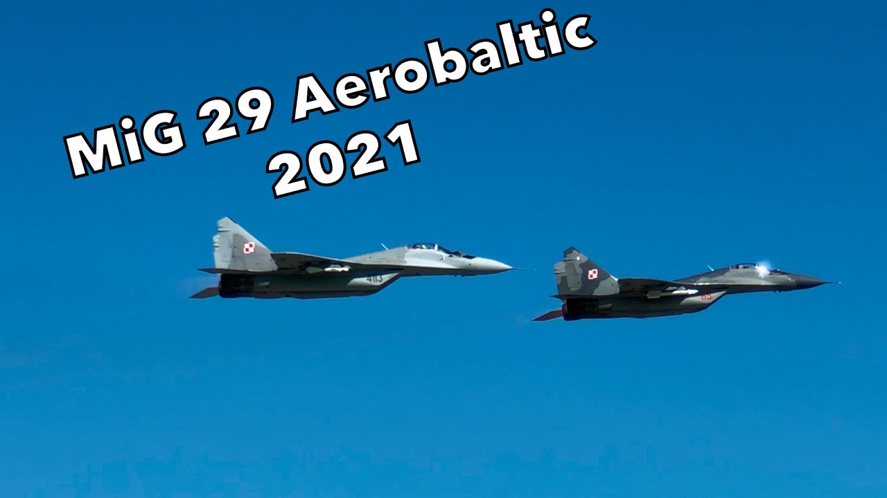 MiG 29 Lotos Gdynia Aerobaltic 2021 #compilation